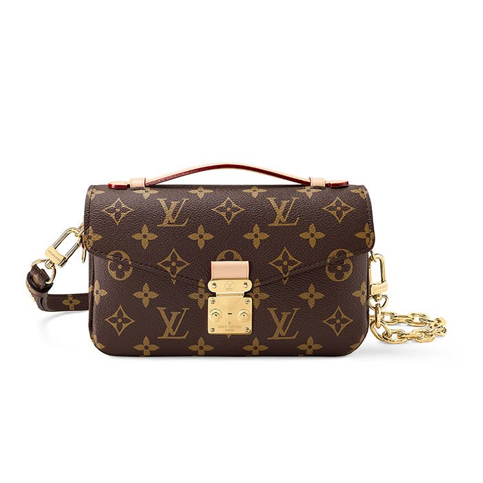 Louis Vuitton pochette metis east west Brown Bag