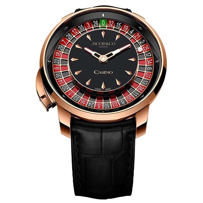 Jacob & Co. Casino Tourbillon Rose Gold Men Watch