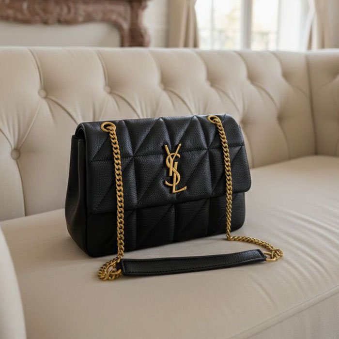 Yves Saint Laurent Classic Quilted leather Bag Full Black