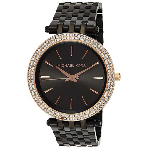 Michael Kors Chronograph Black Dial Women Watch-MK3407